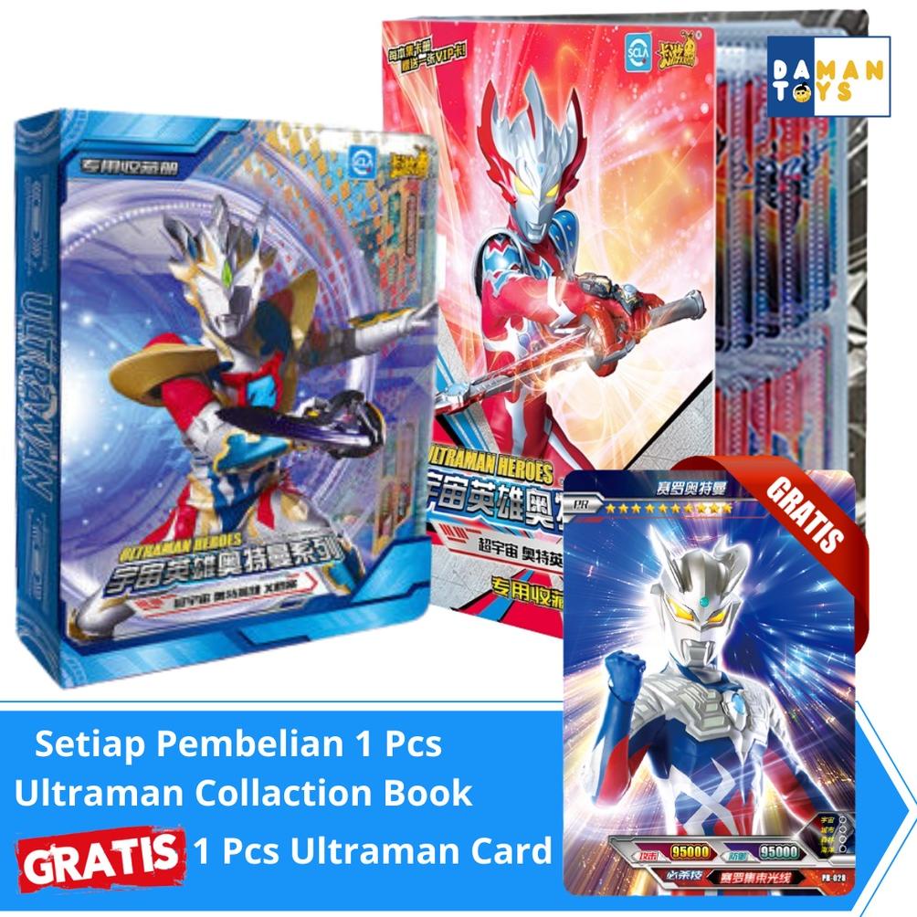 MEN SALE  Album Kartu Ultraman Zero/Buku Kolesksi Mainan Kartu Ultraman Z Original Tsuburaya