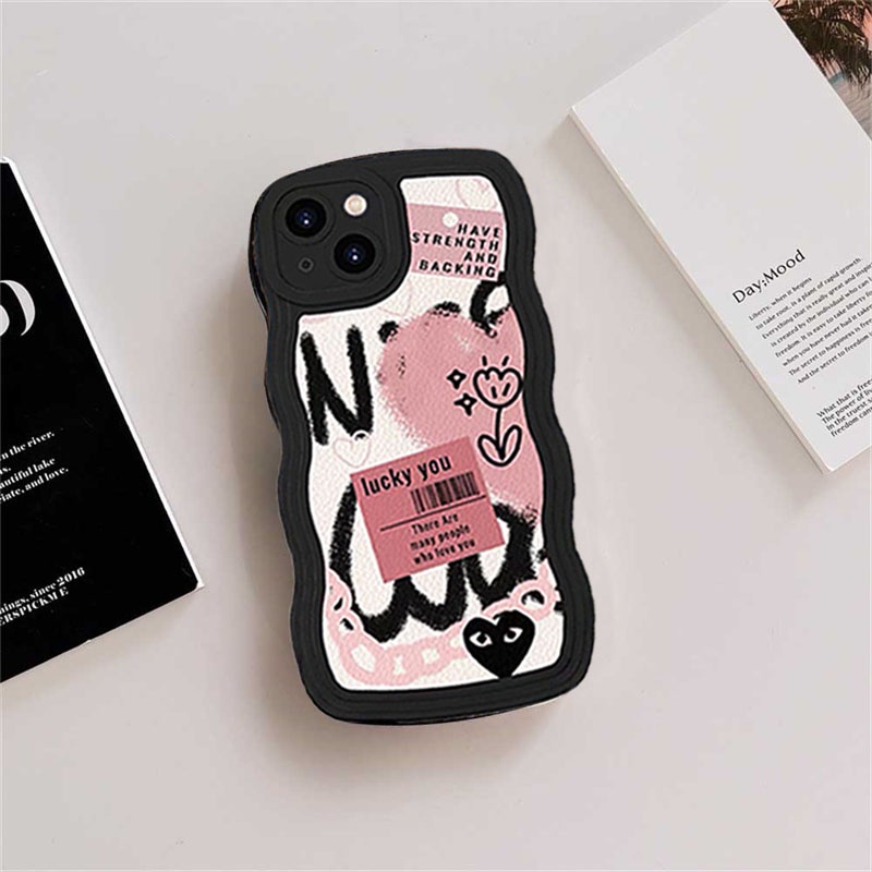 Realme 10 C33 C30 C31 C35 C21Y C25Y Realme 85g RealmeC11 C25 C17 C15 C12 C3 C2 Realme 7i 5 5i 6i 7 Pro Graffiti Warna Love Garis Simpel Floret Silikon Case