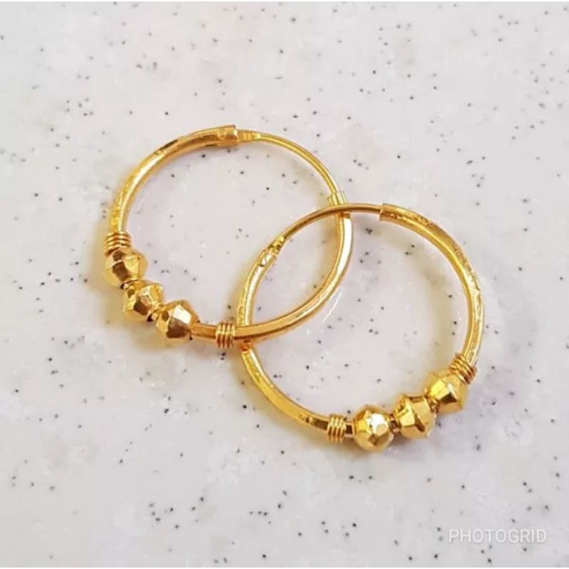 Anting Emas Murni 24k asli Emas Muda