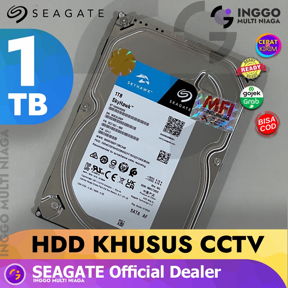 HARDDISK SEAGATE 1TB MFI 1000GB