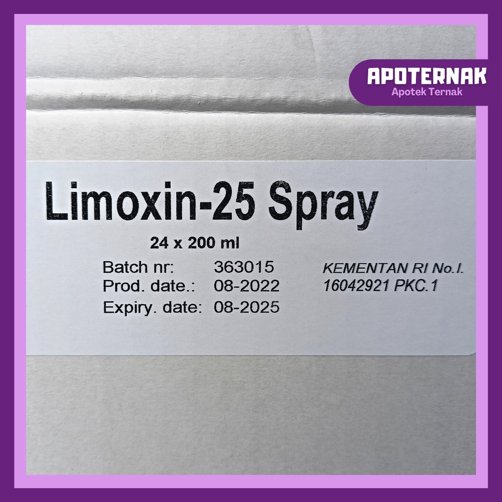 LIMOXIN 25 SPRAY | Obat Luka dan Infeksi Kulit Hewan | Mencegah dan Mengobati Luka Infeksi Hewan | TMC