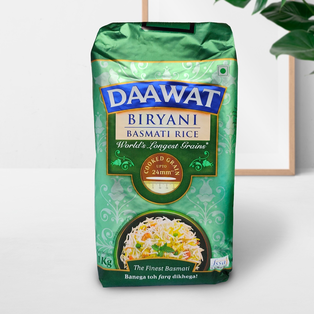 

Beras Basmati Daawat Biryani 1 Kg