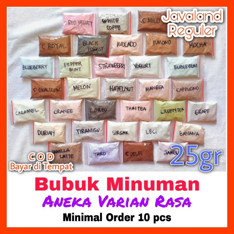 [25 gr] Javaland Bubuk Minuman Rasa COKLAT (VC)