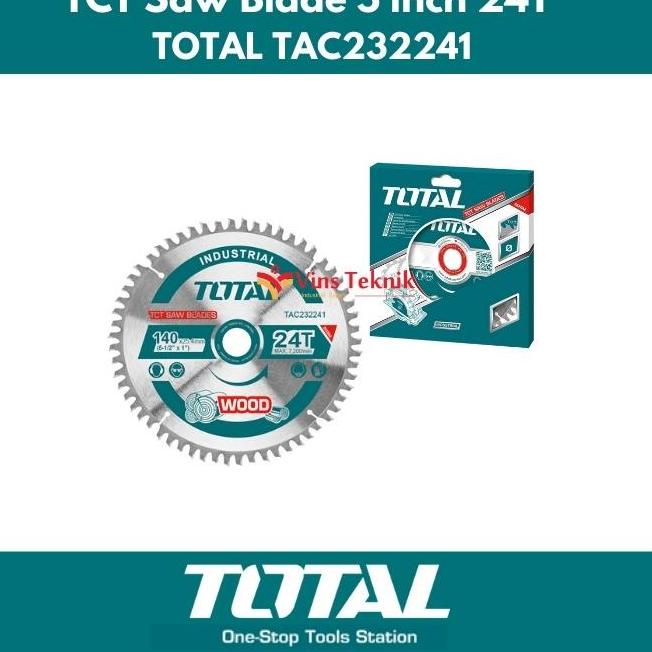 ✿ mata gergaji circular saw 5 inch 140mm TCT saw blade 24T TOTAL TAC ♂