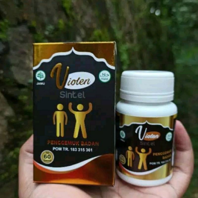 OBAT PENGGEMUK BADAN FARMASI BPOM PERMANEN VIOLEN ASLI 100% ORIGINAL OBAT PENAMBAH NAFSU MAKAN OBAT 