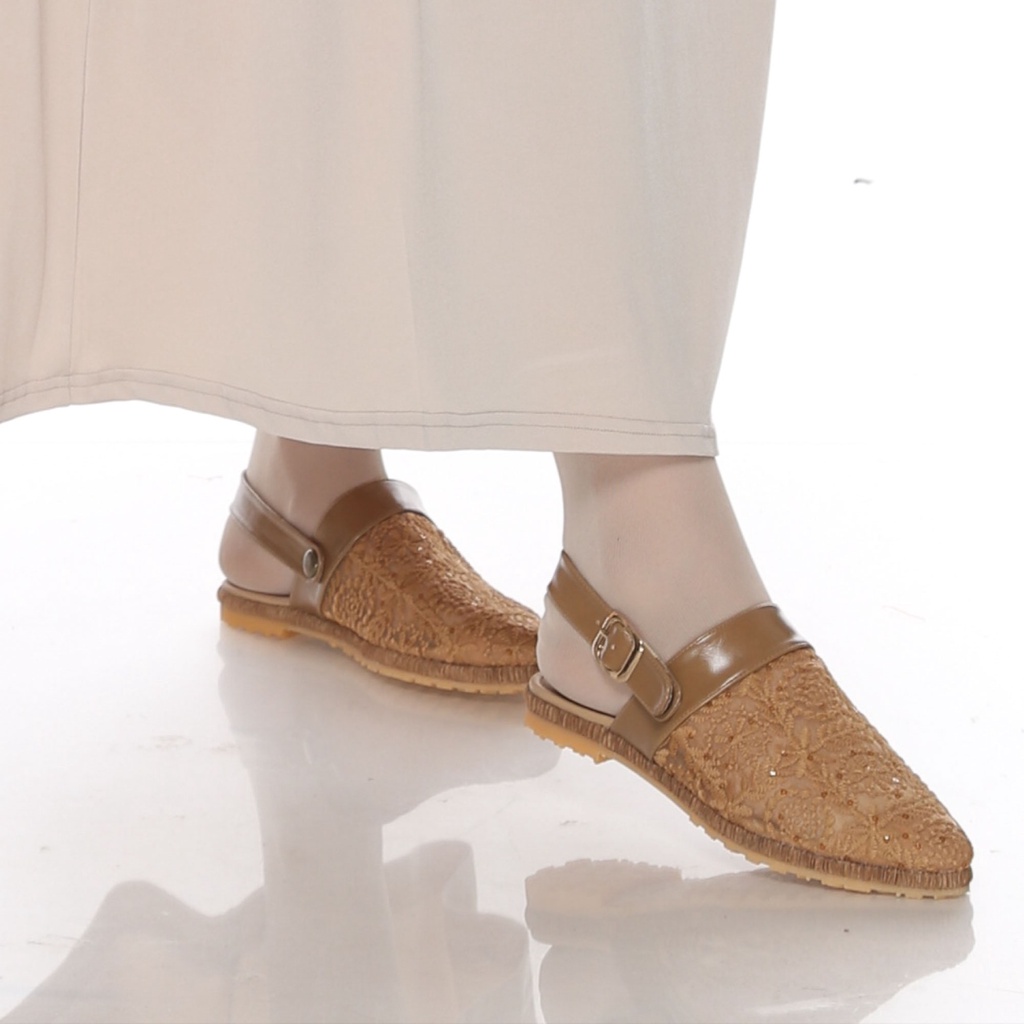 KAKOI - Mecca Brown Sepatu Sandal Umroh