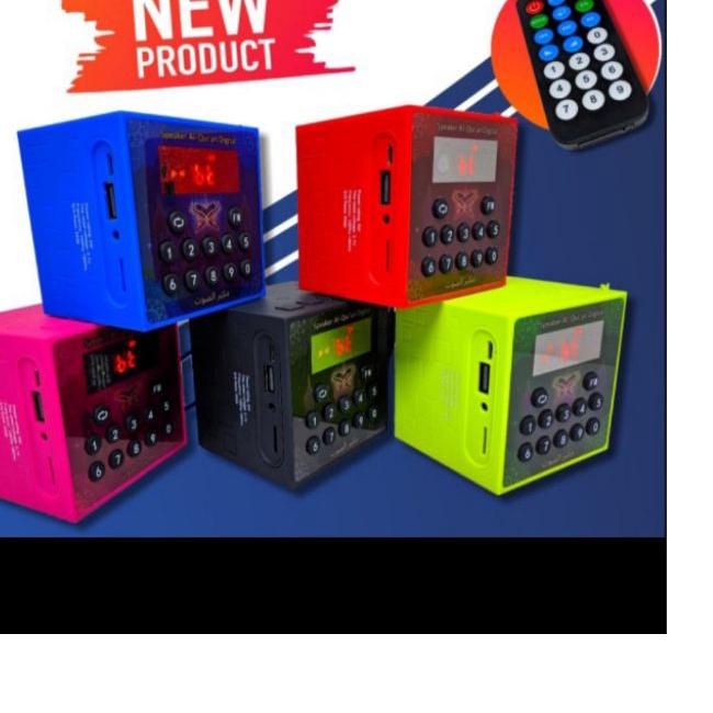 ➢ portable speaker rhimoa cube v600 v 600 bluetooth remote control alquran murottal 30 juz komplit M