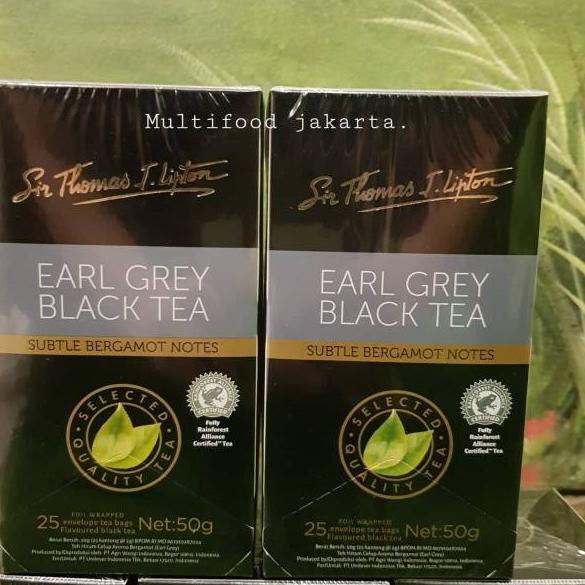 

◊ Lipton earl grey infusion tea ☑