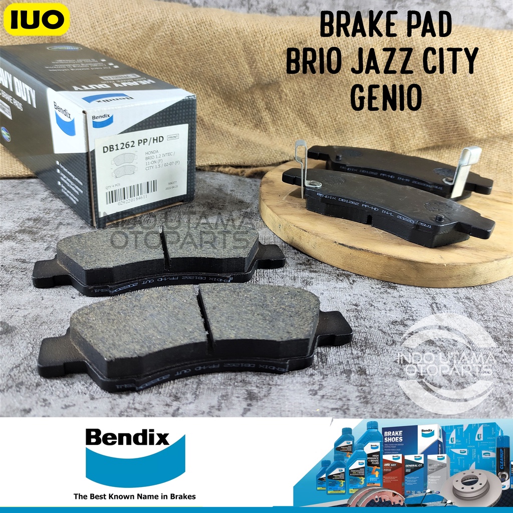 Brake Pad BENDIX Brio Jazz City Genio Estilo Kampas Rem BENDIX DB1262