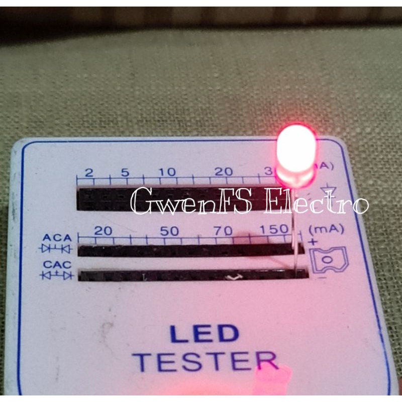 isi 10pcs Lampu LED 5mm Mika Merah Hijau Kuning Super Bright