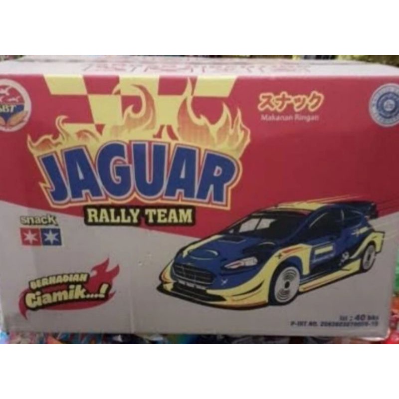 CIKI JAGUAR BERHADIAH UANG DAN MAINAN 1 DUS ISI 40 BUNGKUS