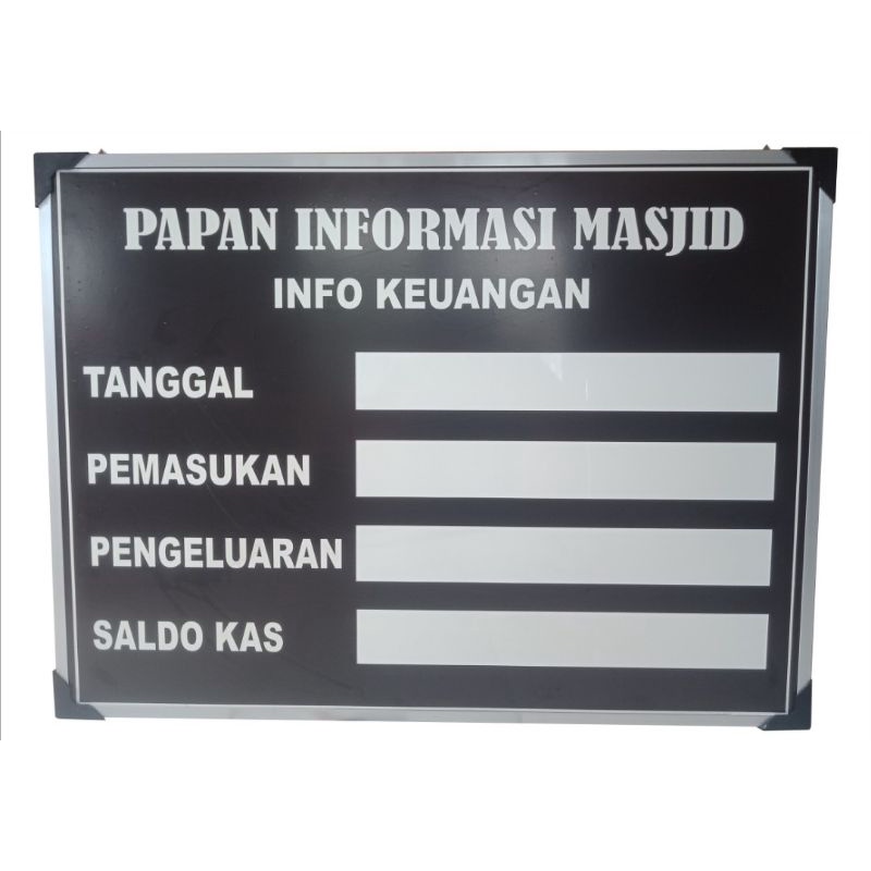 PAPAN INFORMASI KEUANGAN MASJID