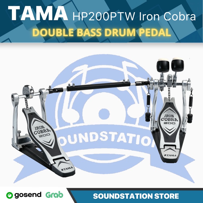 TAMA HP200PTW Iron Cobra 200 Double Bass Drum Pedal | Iron Cobra200