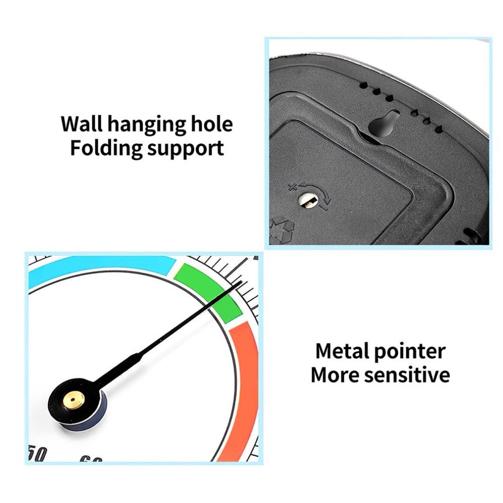 [Elegan] Humidity Gauge Wall Mounted Digital Thermometer Hygrometer Pengukur Kelembaban Sensor Ruangan Hygrometer Hygrometer Gauge Pengukur Kelembaban Suhu