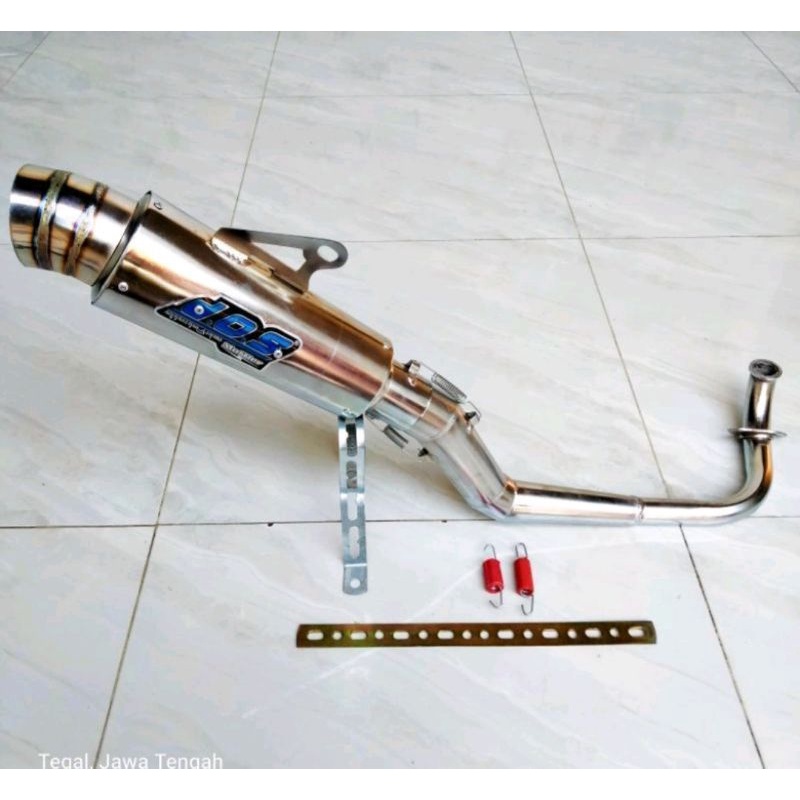 Knalpot racing dos muffler beat old mio scopy fino qualitas terbaik