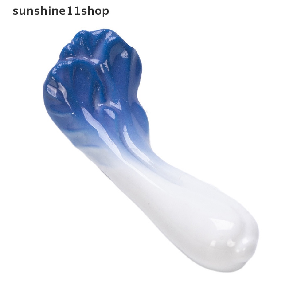 Sho Creative Vegetable Ceramic Chop Holder Rest Rak Garpu Rak Berdiri Peralatan Makan Dapur Dekorasi Meja Makan Chop Shelf Stand Pen Holder N