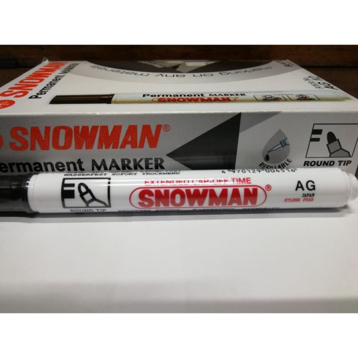 

SPIDOL SNOWMAN PERMANEN AG12 ISI 12 PCS - Hitam