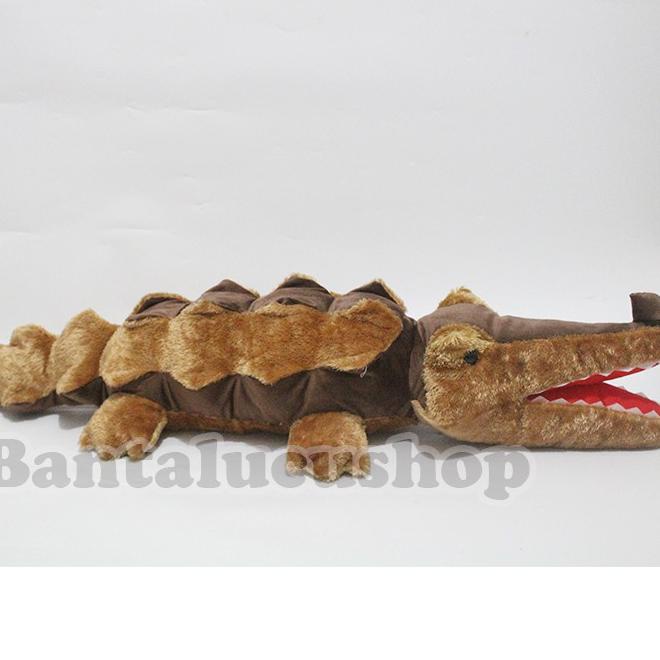 ☛ Boneka Buaya Boneka Reptile Jumbo 110CM Lembut ➲
