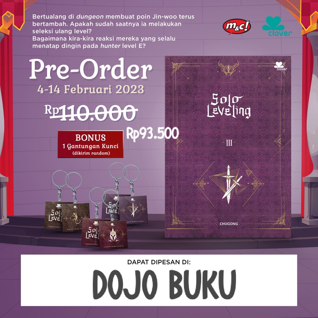 Buku Novel Solo Leveling 3 by Chugong