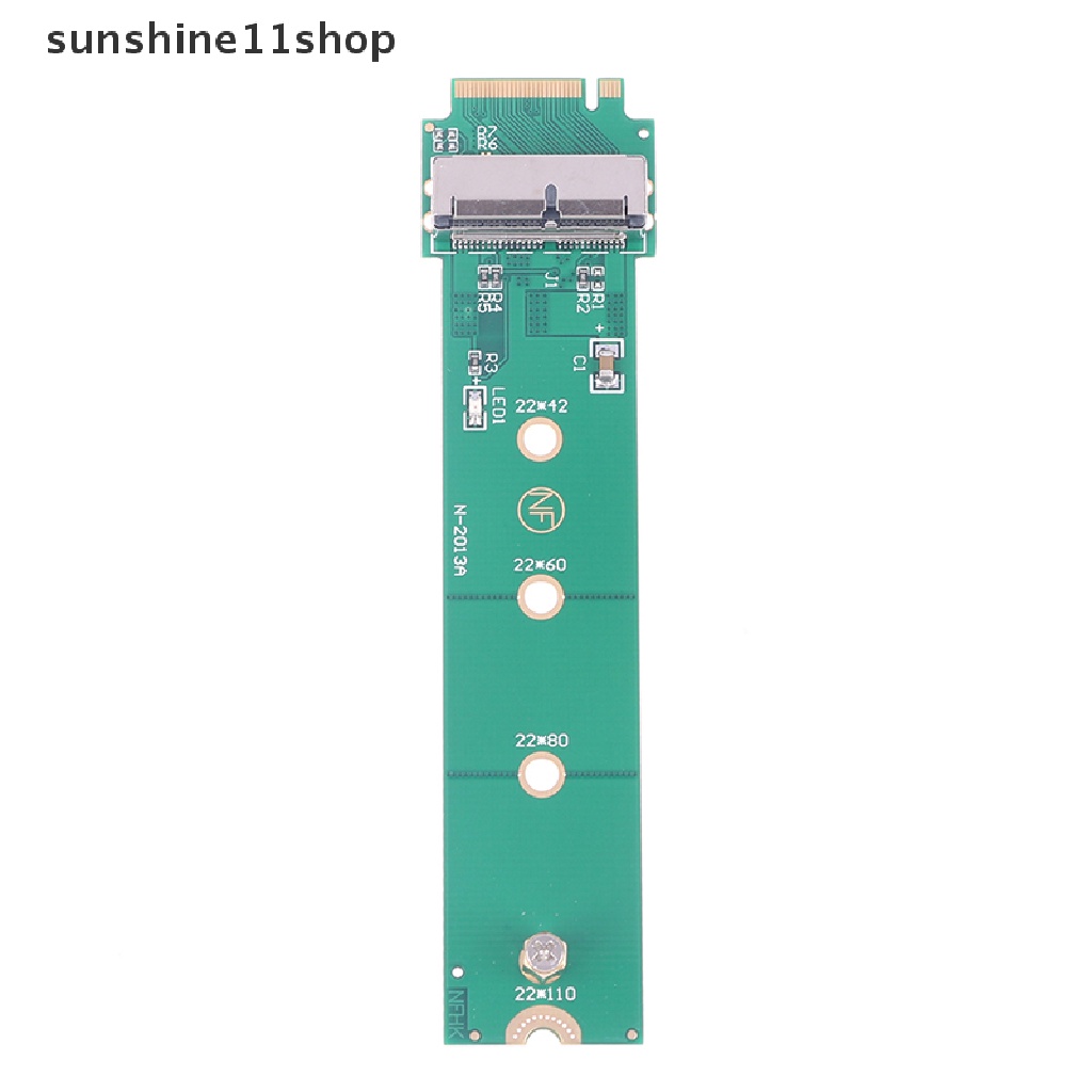 Sho Untuk MacBook Air Pro12+16Pin SSD Ke M.2 Kunci M (NGFF) PCI-e Adapter Converter N