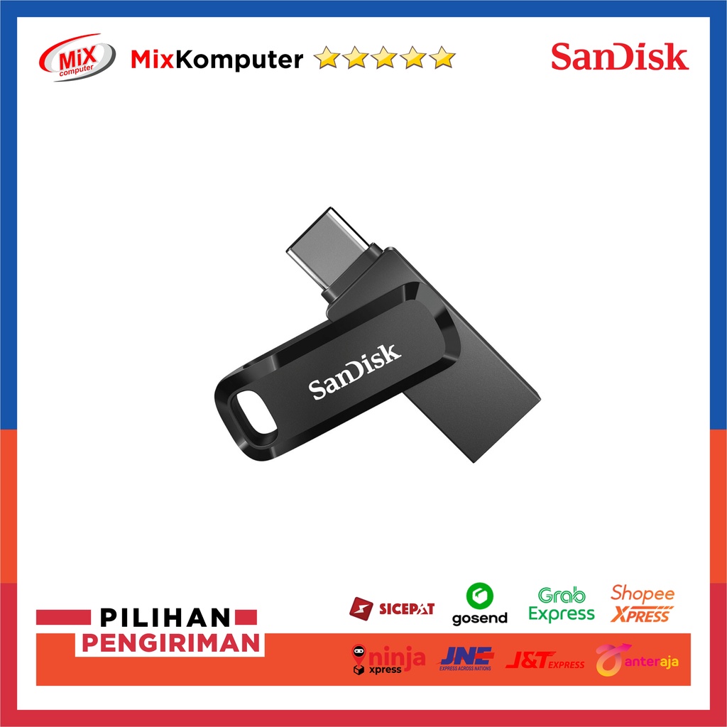 Flashdisk SANDISK ULTRA DUAL G46 64GB USB 3.1 - OTG TYPE C