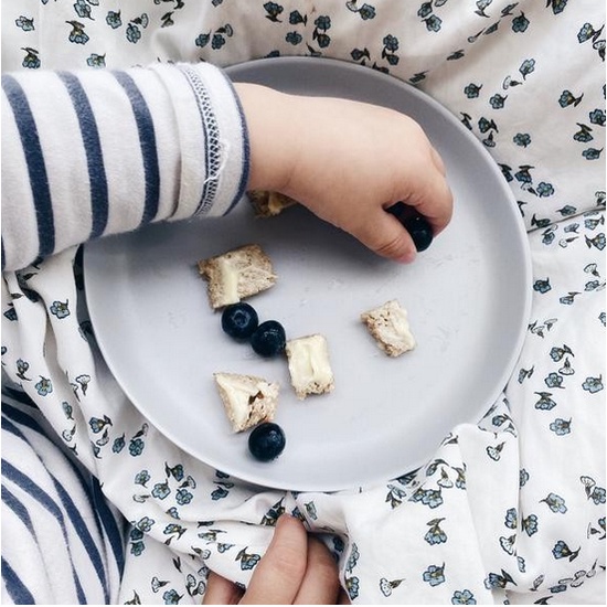 EKOBO Bamboo Kids Plate Set Of 4 - Piring Makan Anak Peralatan Makan Baby MPASI Piring Bamboo