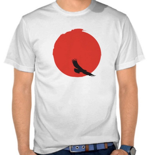 Kaos Japan Flag Bendera Jepang Tshirt Casual Bahan Katun Kombed 30s Standar Distro New Arrival T-SHI