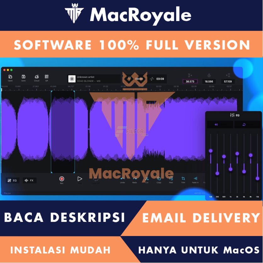 [MacOS] Audio Editor Full Version Lifetime Full Garansi