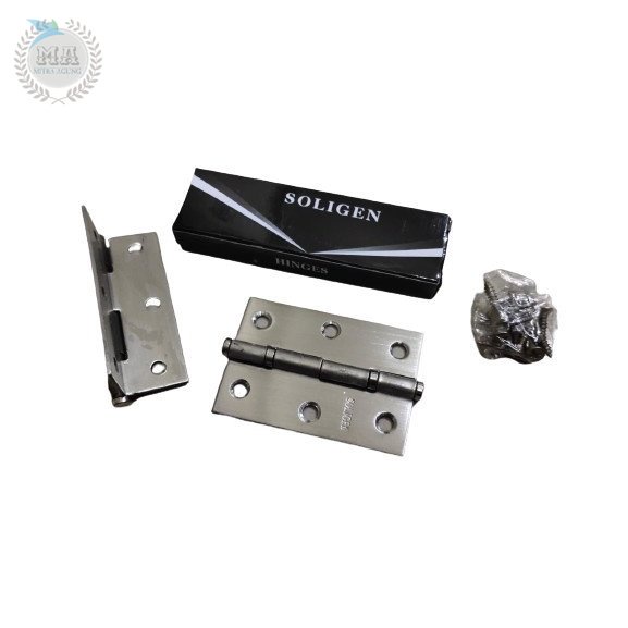 Engsel Tipis Plat SOLIGEN Engsel Pintu Lemari Jendela 2 inch 2,5 inch OLS PROMO Engsel Tipis Pintu Soligen 2,5 inch