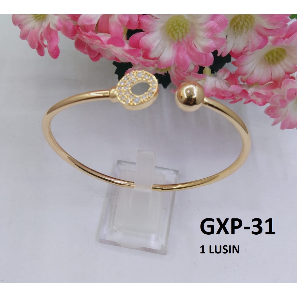 GELANG XP EMAS GOLD BULAT UKIR BOLA TERMURAH / DUNIA GELANG TERBARU