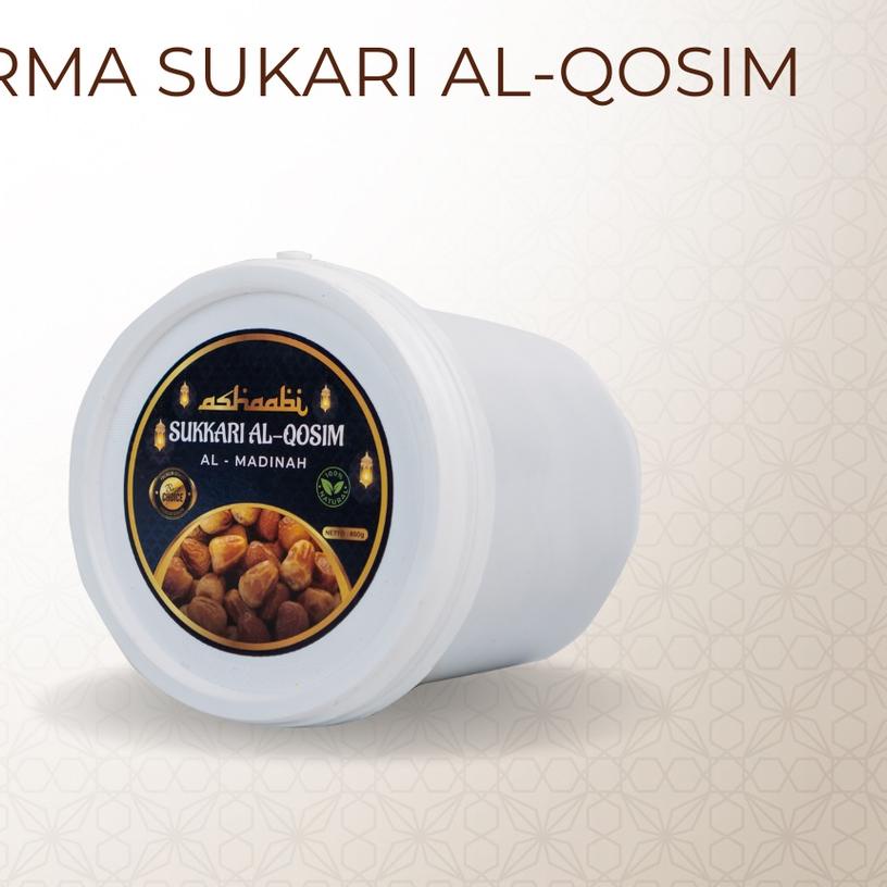 

✧ Kurma Sukari Ember Al Qosim Premium Grade A Kurma Basah Sukari ✵