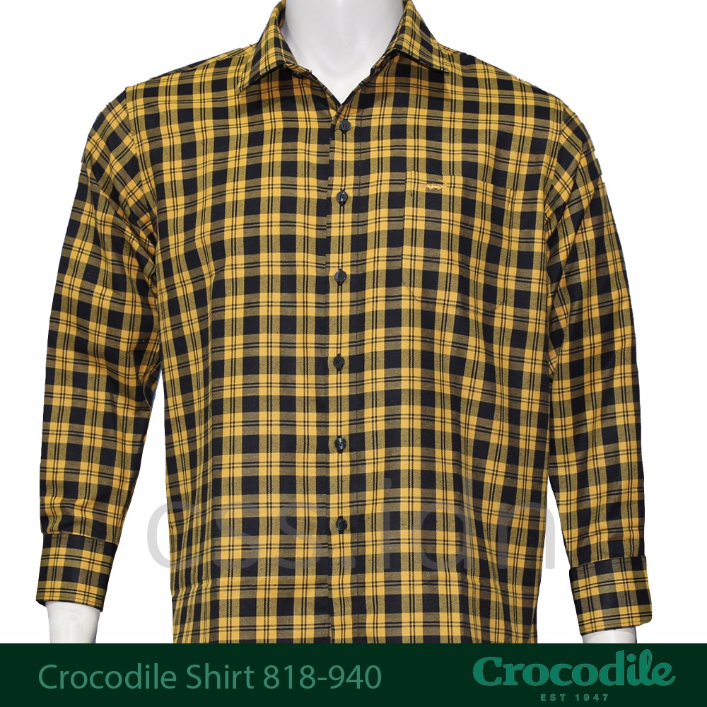 Kemeja Pria Lengan Panjang Crocodile 818-940