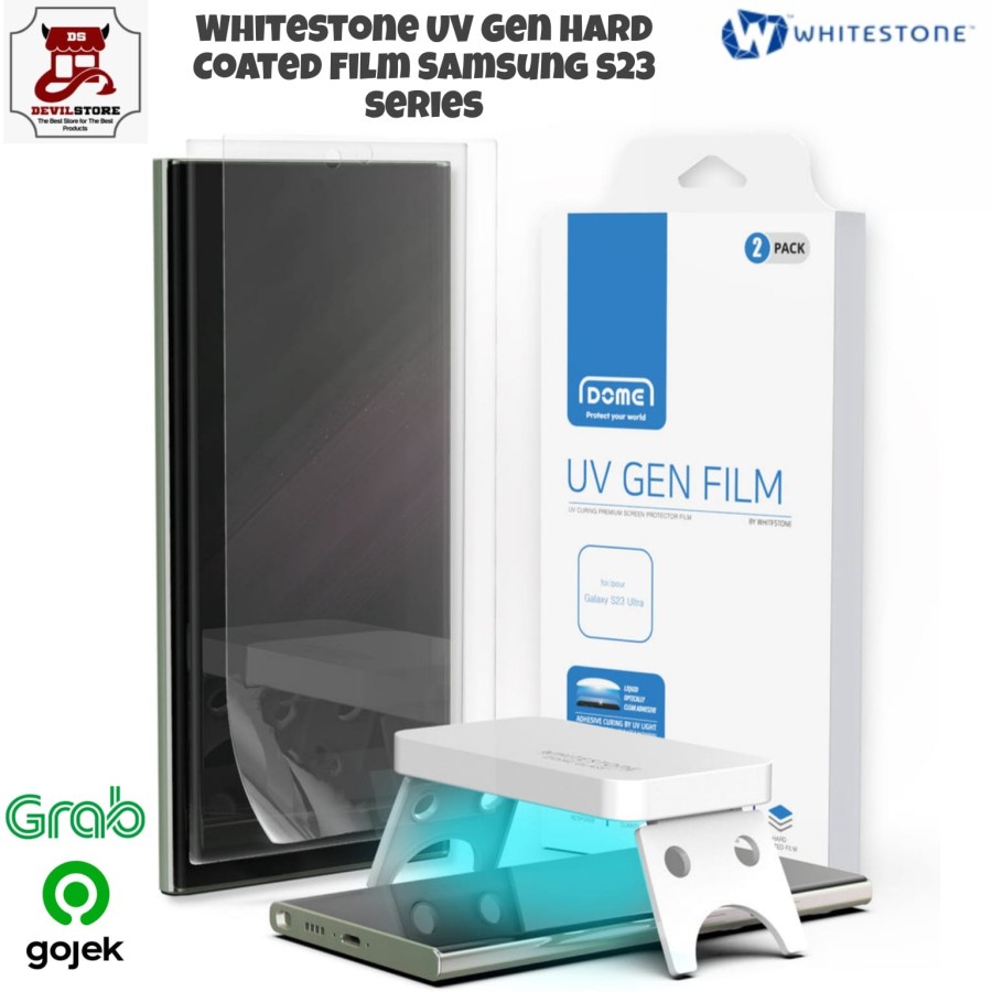 Whitestone UV Gen Hard Coated Film Samsung S23 Ultra S23 Plus S23 2pcs