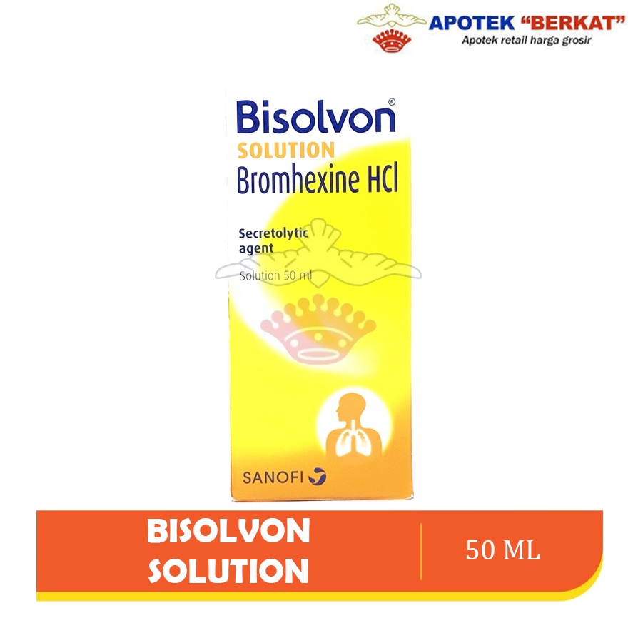 BISOLVON SOLUTION 50 ML / OBAT BATUK / OBAT FLU