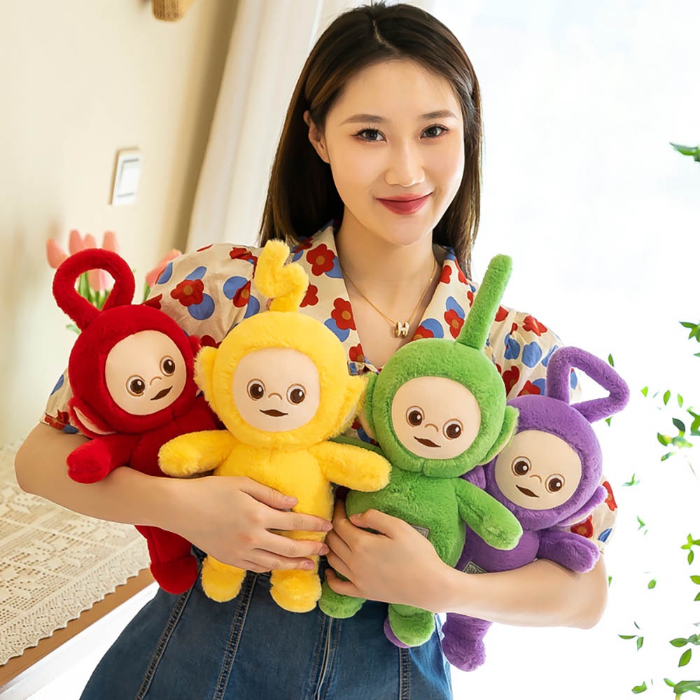 30-45 cm Teletubbies Mainan Mewah Kartun Lucu Boneka Plushie Dekorasi Kamar Boneka Boneka Lembut Kualitas Super Hadiah Ulang Tahun Natal Anak-Anak