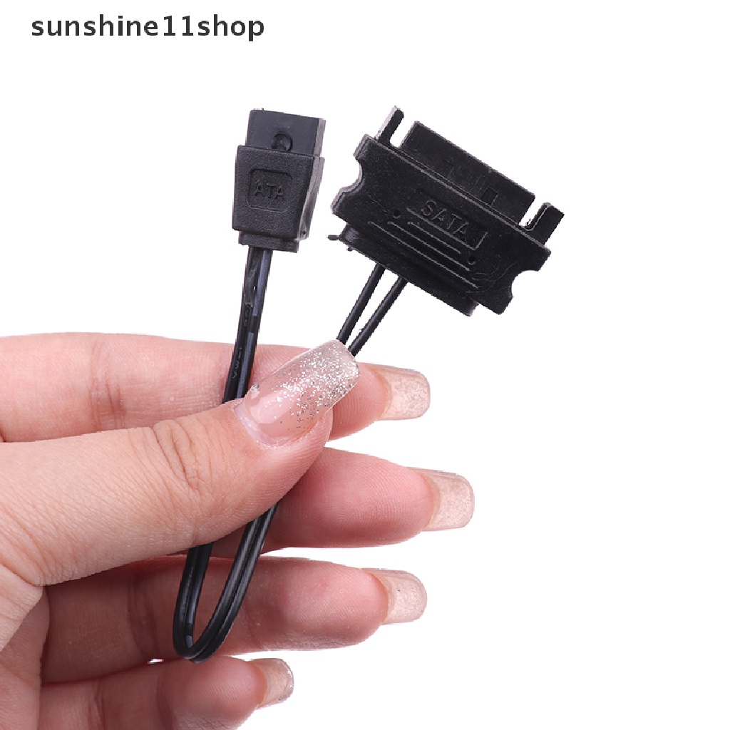 Sho Kabel Power Adapter Kabel Adaptor Daya 15-Pin Ke 6-Pin Untuk DVD Drive Power N