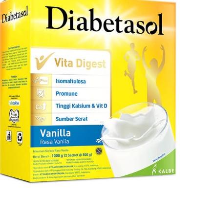 

☆ DIABETASOL VANILA 1000 GR/ DIABETASOL COKLAT 1000 GR/1000gr/1kg ☛