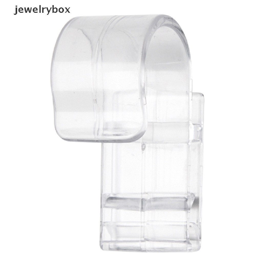 [jewelrybox] 4pcs Transparan Berbentuk Cincin Pembersih Wajah Penyimpanan Kait Klip Handuk Rag Klip Butik