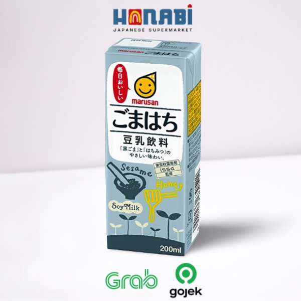 

Marusan Tonyu Goma Hachi Honey 200ml - Susu Kedelai Rasa Wijen Madu Made In japan