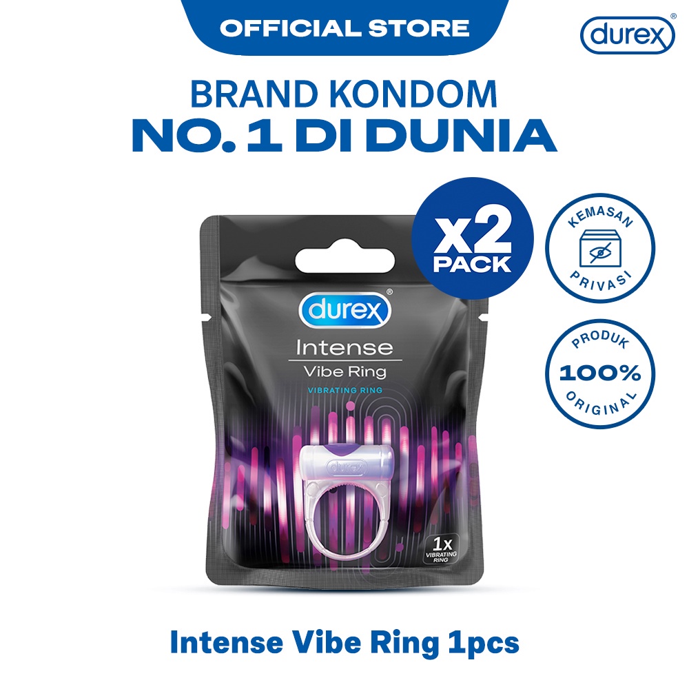 Durex Intense Vibration Ring x 2pcs - Cincin Getar Alat Bantu Pria & Wanita