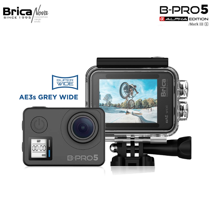 Brica B Pro 5 Alpha Edition Mark III S AE3S 4K WIFI Action Cam Kamera