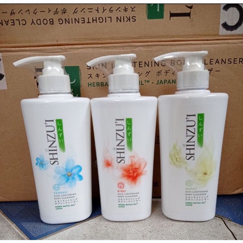 Body Wash SHINZUI Sabun Mandi Cair 500ml PUMP 500 ml Pencerah Kulit Pemutih Kulit Antiseptic SABUN MANDI SHINZUI