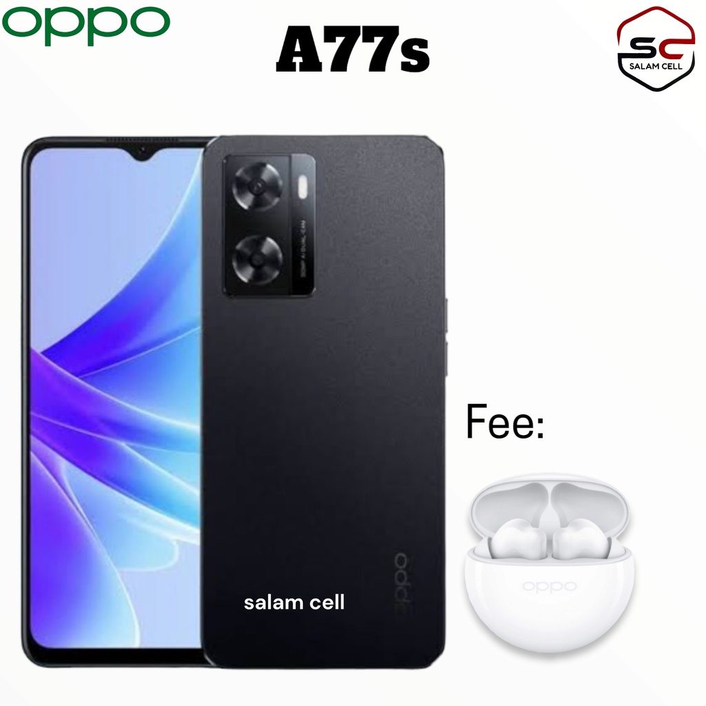 Oppo A77s RAM 8+8/128GB NFC Camera 50MP 33W SUPERVOOC Garansi Resmi