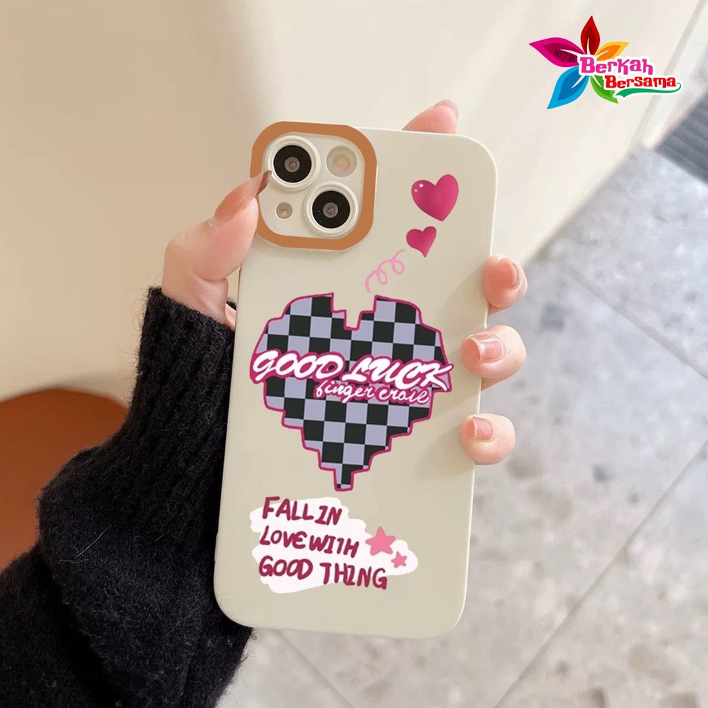 SS138 SOFTCASE COUPLE SMILE CATUR LOVE FOR IPHONE 7+ 8+ 7 8 6+ X XS 11 12 13 14 PRO MAX BB7664