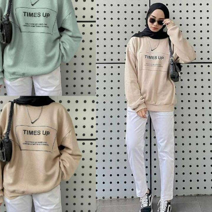 ♠ OVERSIZE TIMES UP SWEATER | SWEATER TIMES UP ➢