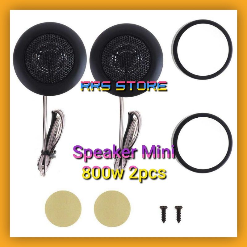 Agile Speaker Mini Dome Tweeter Loudspeaker Mobil HiFi 800W 2 PCS - TS-T120Speaker mobil ini dapat dipasangkan pada pintu atau di bagian mobil lainnya. Speaker ini memiliki magnet berdensitas tinggi