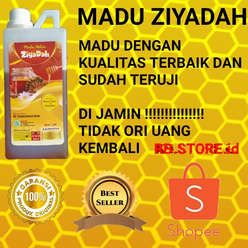 

Hanya Di Shopee MADU HUTAN KALIMANTAN ZIYADAH 1KG,100%ASLI(FREE KARDUS + FREGILE) Best Seller