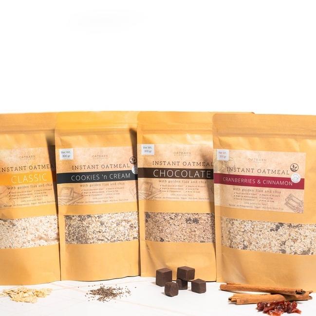 

☝ OatBarn Instant Oatmeal 300 Gram | Oat meal Instant ♟