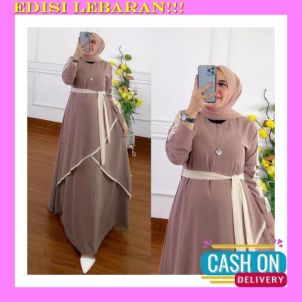 Baju Gamis Remaja Terbaru Baju Gamis Syari Wanita Terbaru Lebaran 2022 Hanumi Maxy Murah Kekinian Co