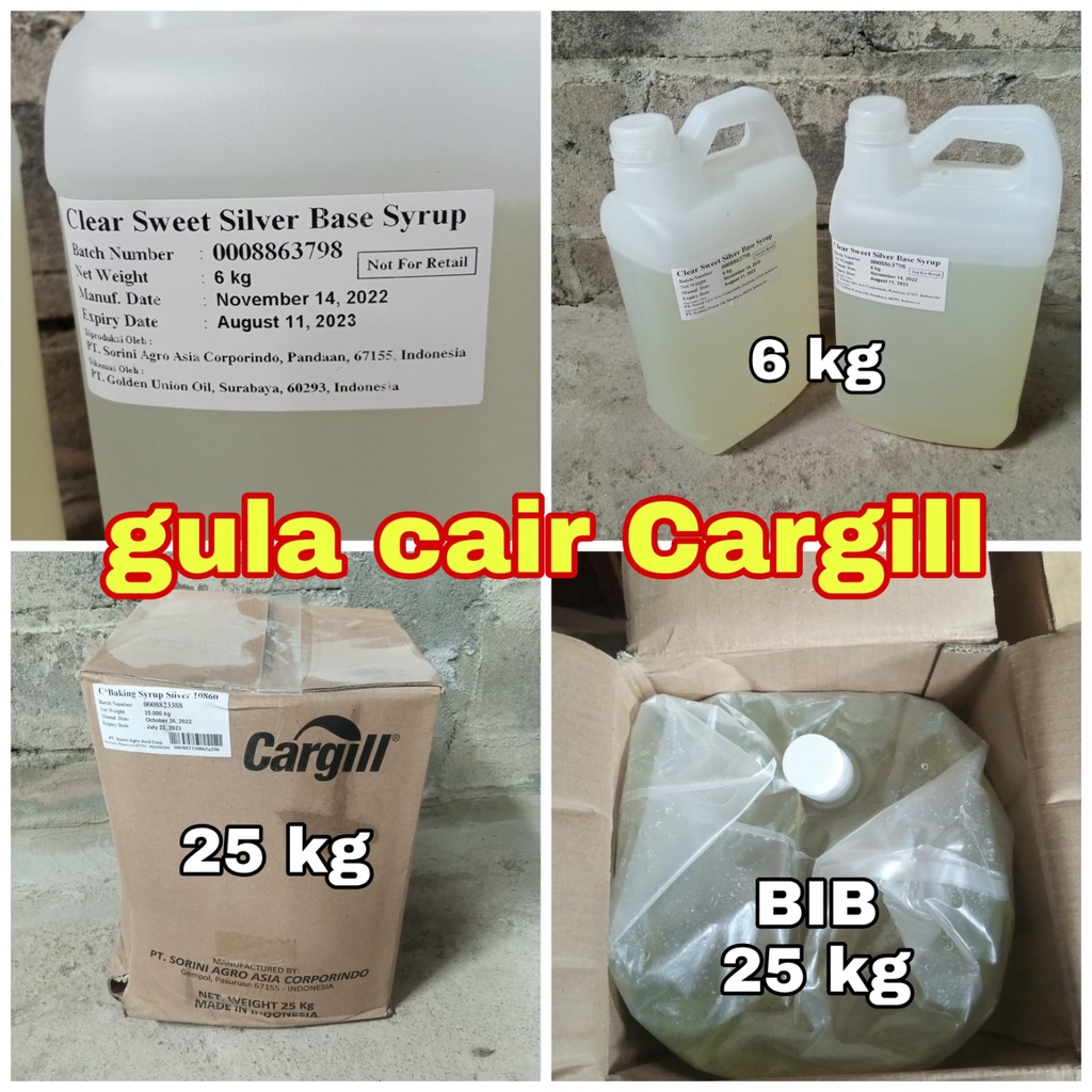 

GOSEND Cargill Gula Cair Fruktosa 25 Kg / Fructose Sugar Syrup khusus instant